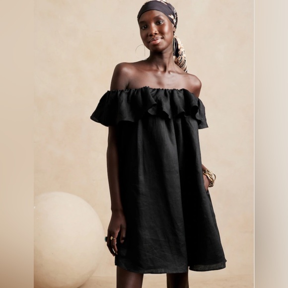 Banana Republic Tall Meridian Linen Dress
